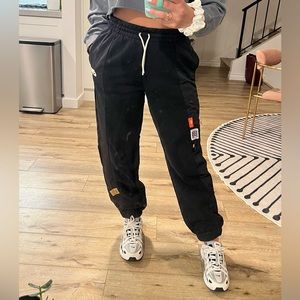 🔸NIKE Two Material Sweats with Tag details S